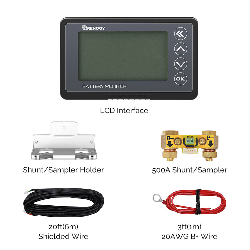 Batterie Monitor 500A (Neue Version)