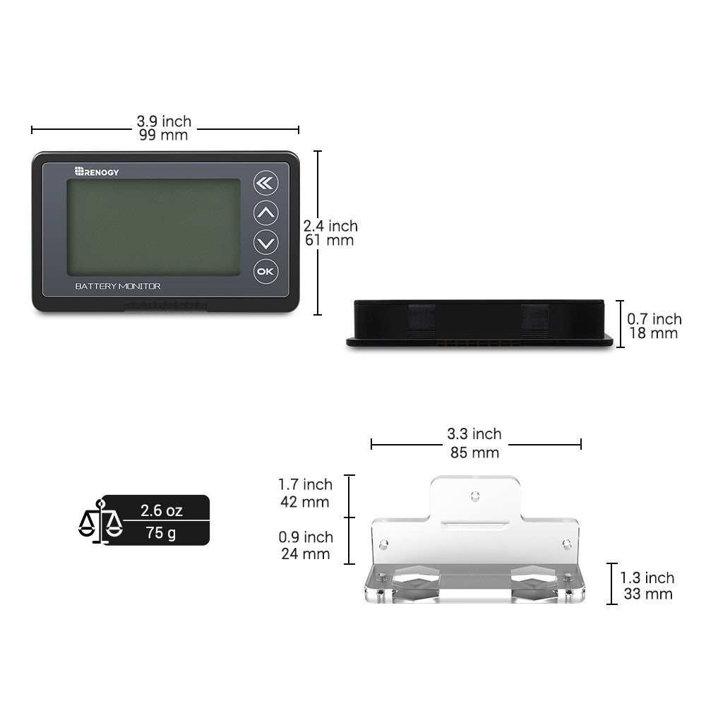 Batterie Monitor 500A (Neue Version)