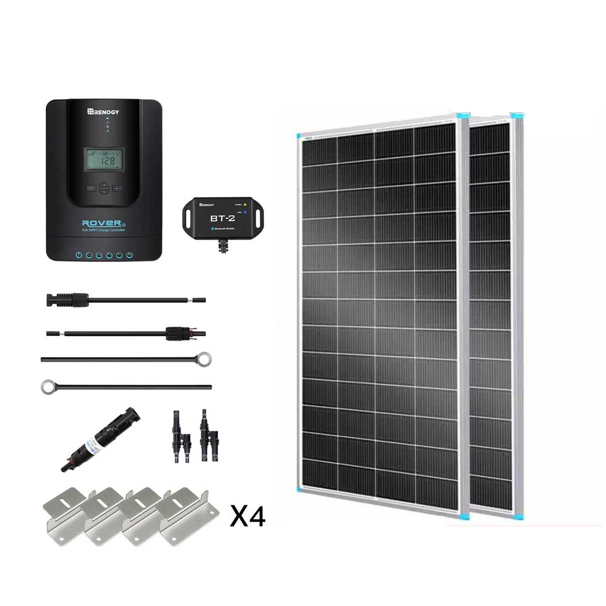 400W monokristallines Solaranlage Premium mit Rover 40A Laderegler