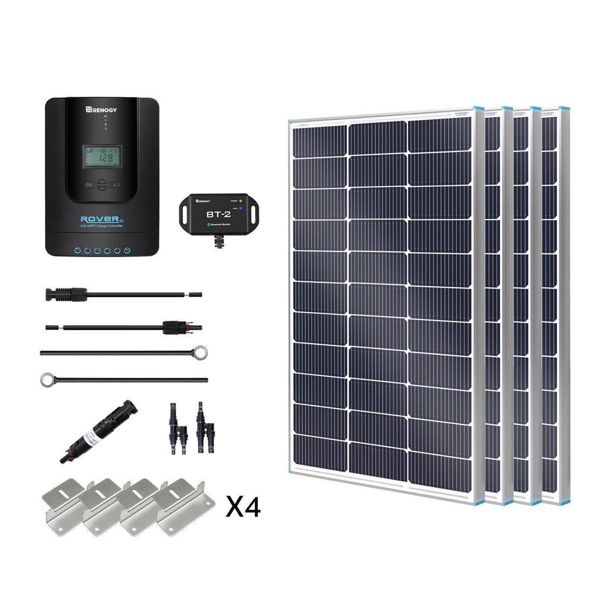 400W monokristallines Solaranlage Premium mit Rover 40A Laderegler