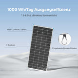 Solarmodul 200W 12V monokristallin Solarpanel Balkonkraftwerk Wohnmobil Camping