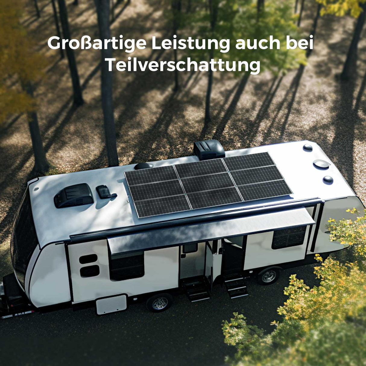 Solarmodul 200W 12V monokristallin Solarpanel Balkonkraftwerk Wohnmobil Camping