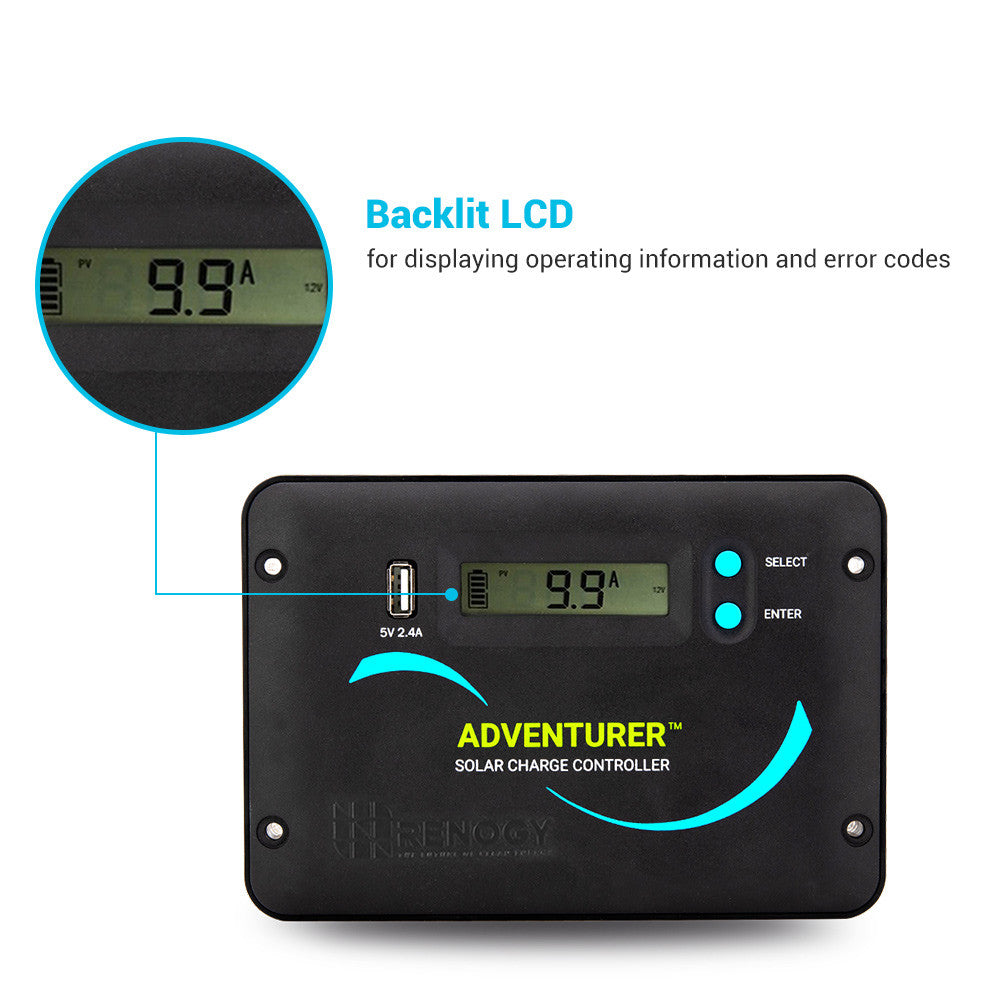 PWM Laderegler 12V/24V 30A Adventurer
