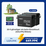 Core Mini - 12V 200Ah LiFePO4 Batterie mit Niedrigtemperaturschutz