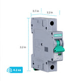 10A/16A/32A/50A/63A 1P DC-Miniatur-Leistungsschalter