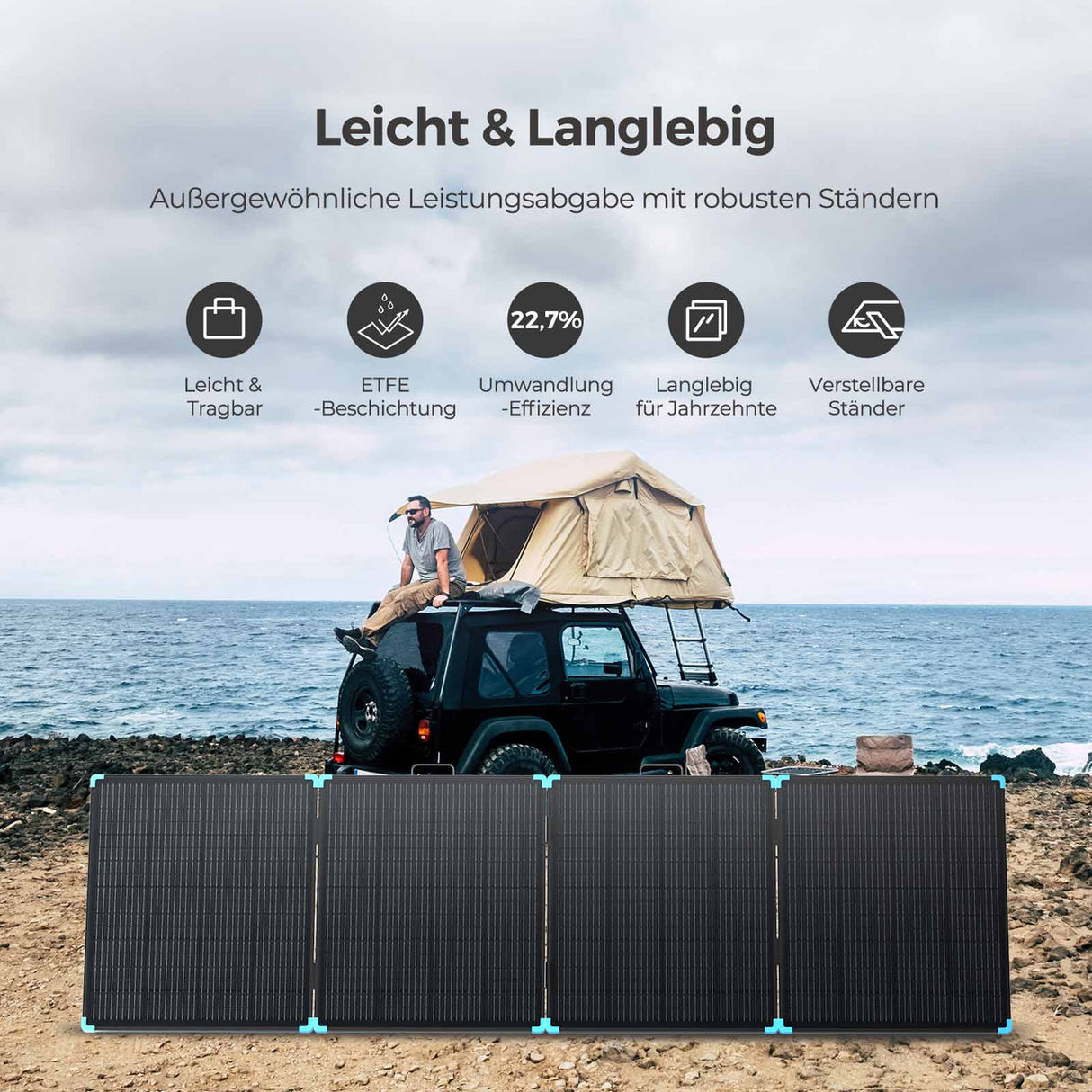 400W leichte tragbare Solartasche
