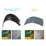 Flexibles Solarmodul Monokristallin 100W 12V