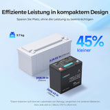 DuoHeat Tech-12V 100Ah Lithium Batterie Core Mini