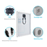 Solarmodul Monokristallin 50W 12V(Neue Version)