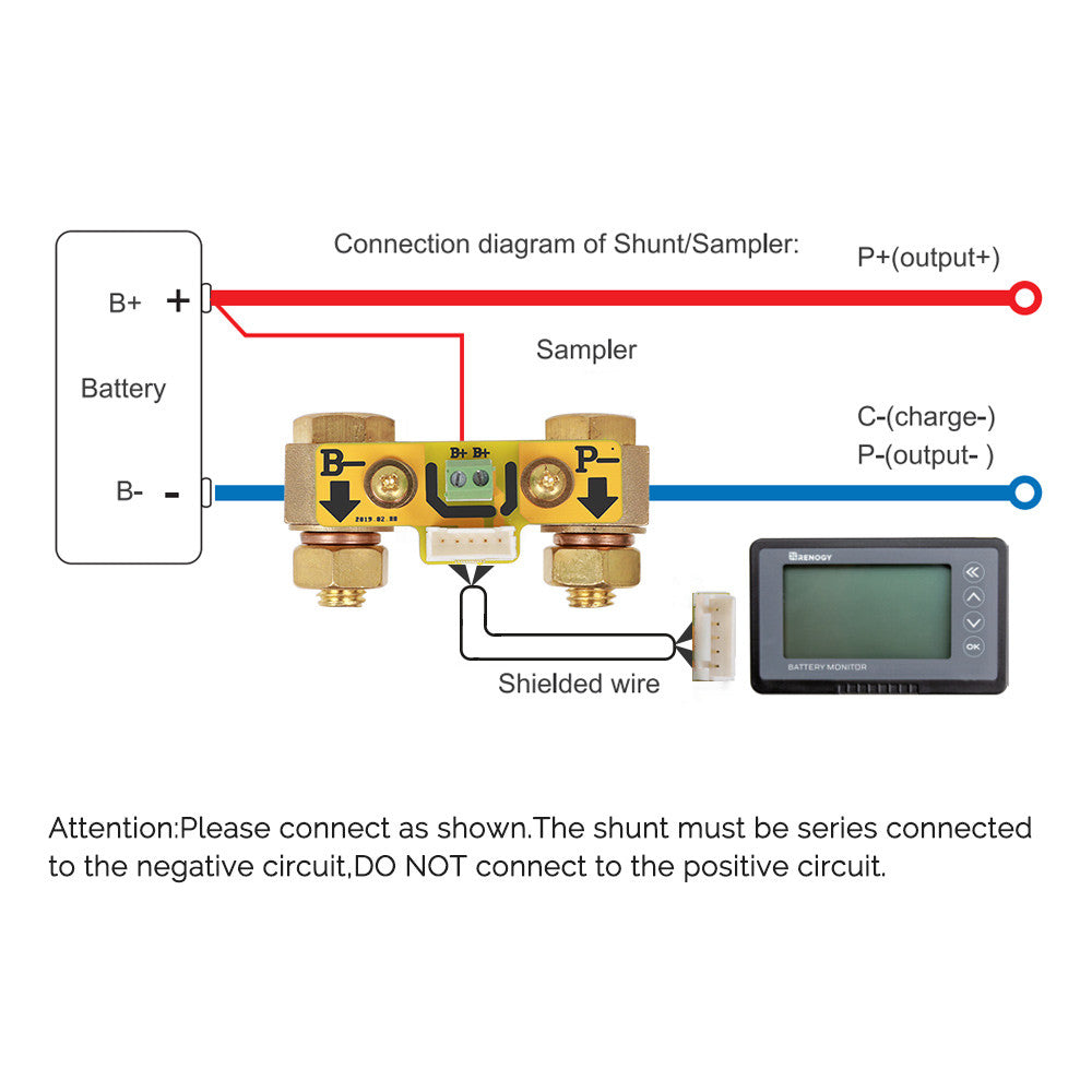 Batterie Monitor  500A  (Neue Version)