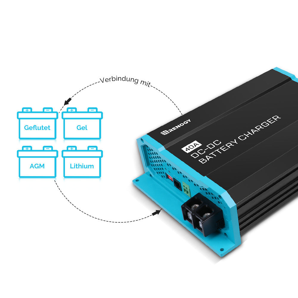 Batterie-Ladegerät DC zu DC 12V 40A