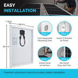 50W Solaranlage PWM Laderegler