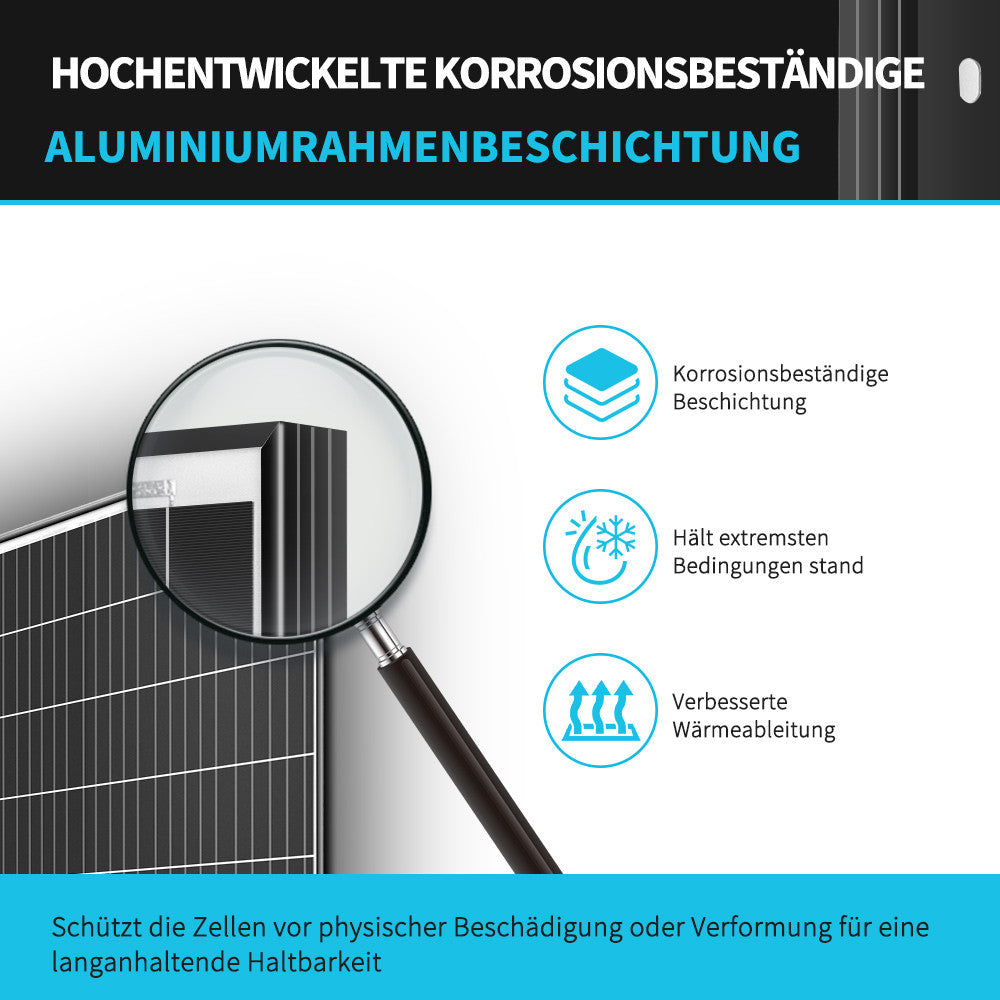 OVP geöffnet neu 2*320 Watt 12 Volt Monokristallin Solarpanel Für Balkonkraftwerk