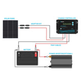 Solarmodul Monokristallin 50W 12V(Neue Version)