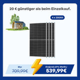 200W Bifaziales Solarmodul N-Typ