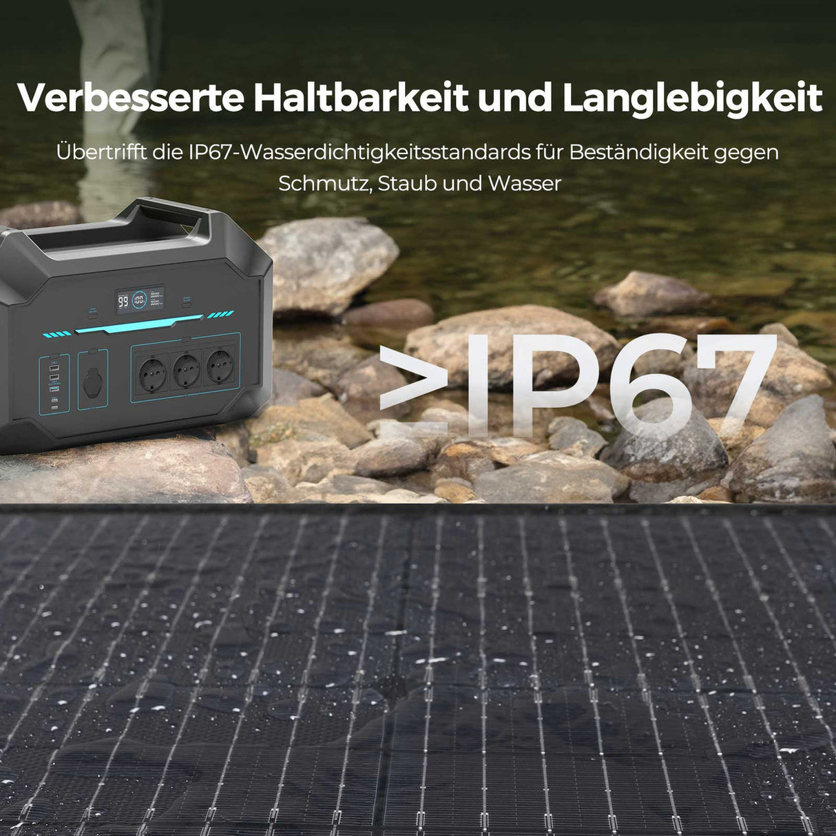 400W leichte tragbare Solartasche
