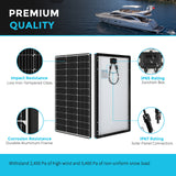 Solarmodul Monokristallin 100W 12V