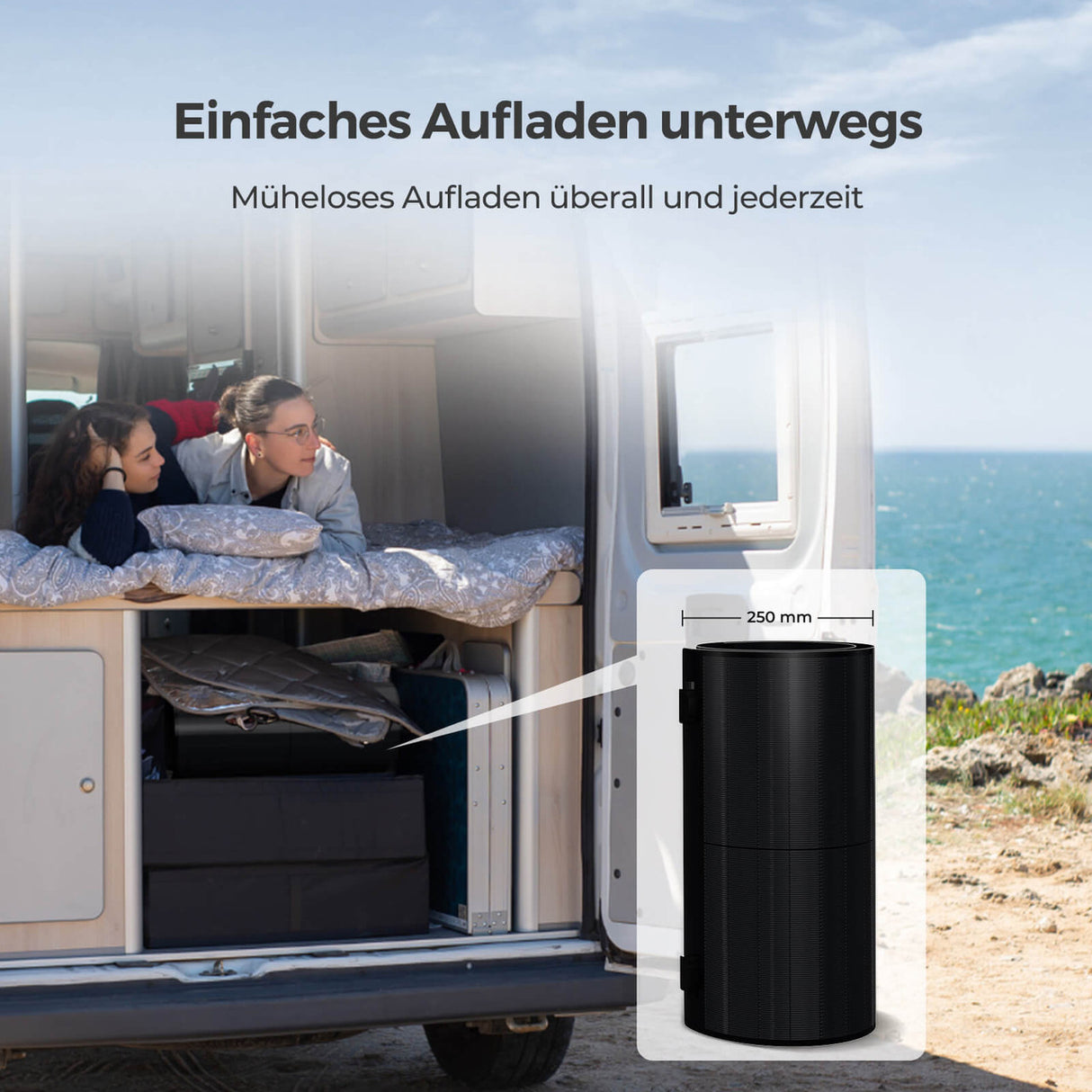 Einfaches Aufladen unterwegs