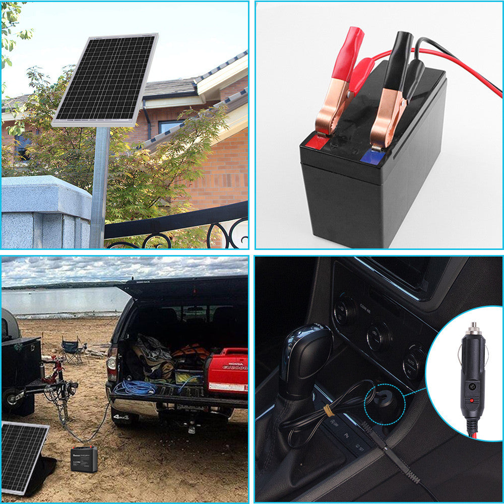 30W Solaranlage PWM Laderegler für Garten und Camper