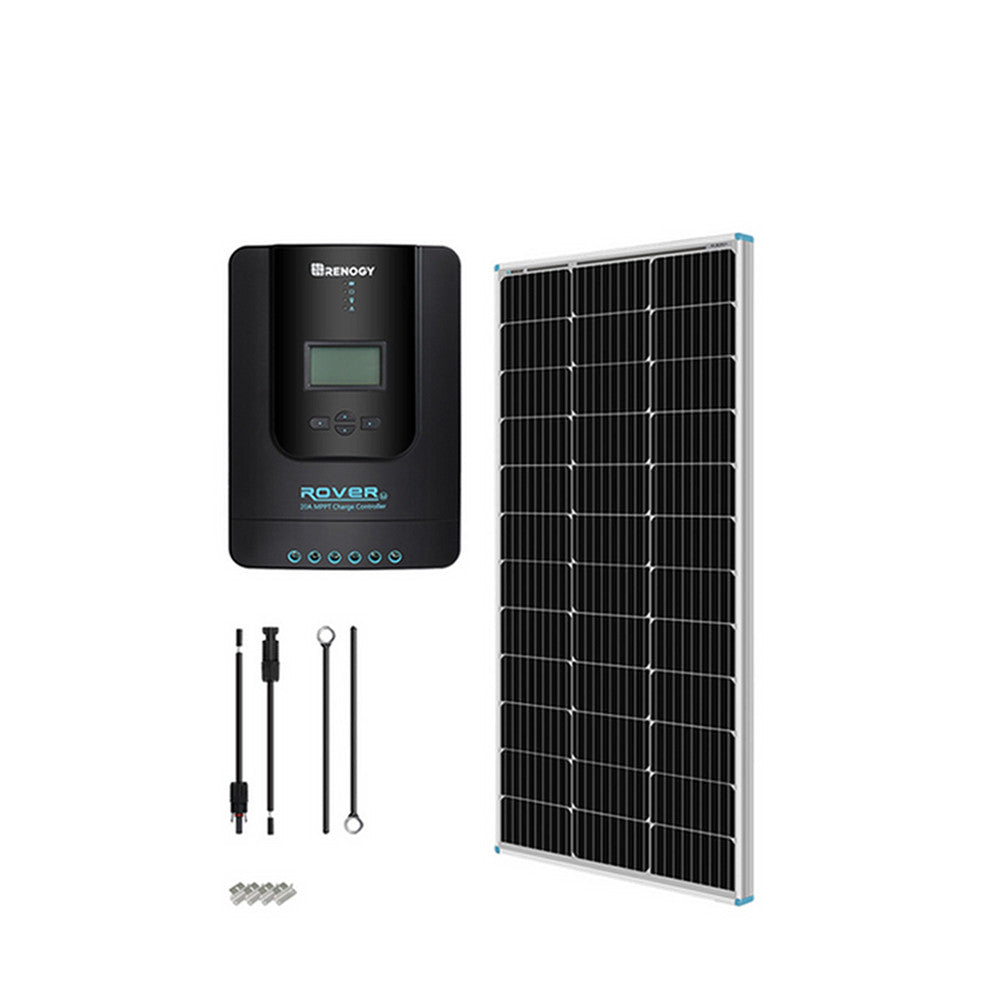 100W 12V Starter Solaranlage mit 20A MPPT Laderegler