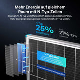 100W Bifaziales Solarmodul N-Typ