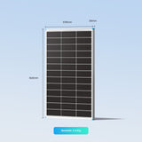 100W Bifaziales Solarmodul N-Typ