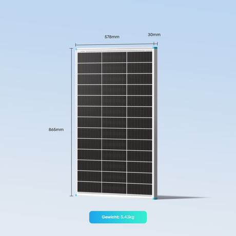 100W Bifaziales Solarmodul N-Typ