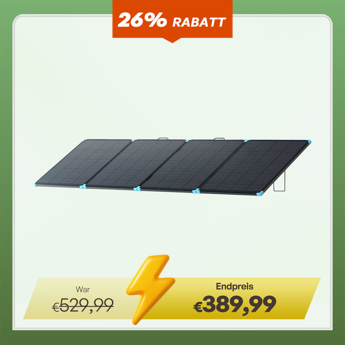 400W/300W leichte tragbare Solartasche