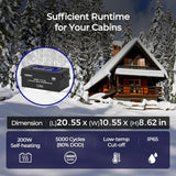 24V 25Ah LiFePo4 Lithium Batterie Smart BMS