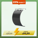 100W 12V Flexibles  Solarmodul ETFE Monokristallines Wohnmobil