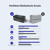 LiFePo4 12V 200Ah Lithium Batterie BMS 5000 Zyklen