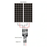 Abzweigverbinder für Solarmodul-Prallelschaltung  MMF+FFM ein Paar
