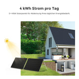 Sonderangebot Renogy x NEP Balkonkraftwerk 810W Monocristalline Solarmodul mit 800W Mikrowechselrichter und Halterung
