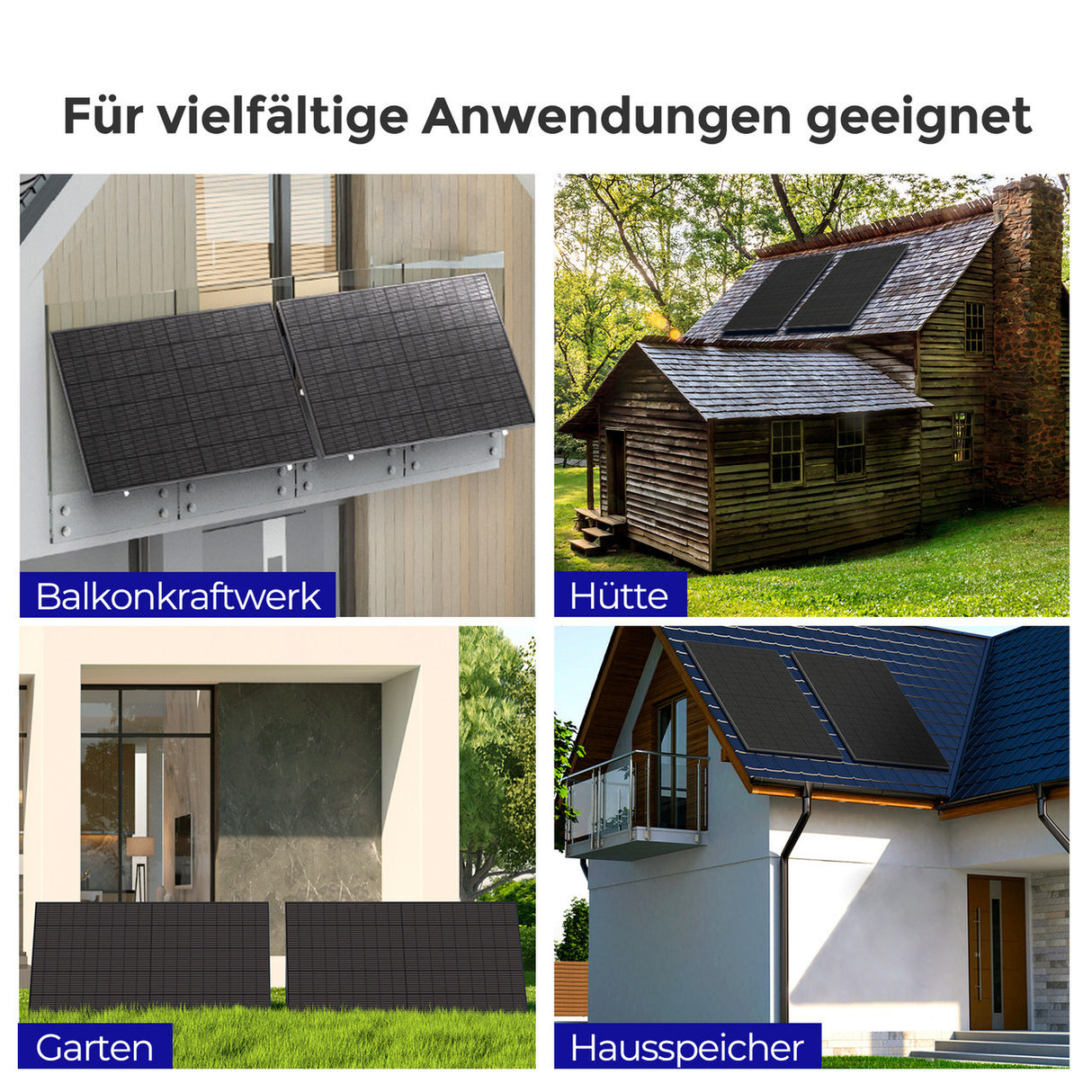 Sonderangebot Renogy x NEP Balkonkraftwerk 810W Monocristalline Solarmodul mit 800W Mikrowechselrichter und Halterung