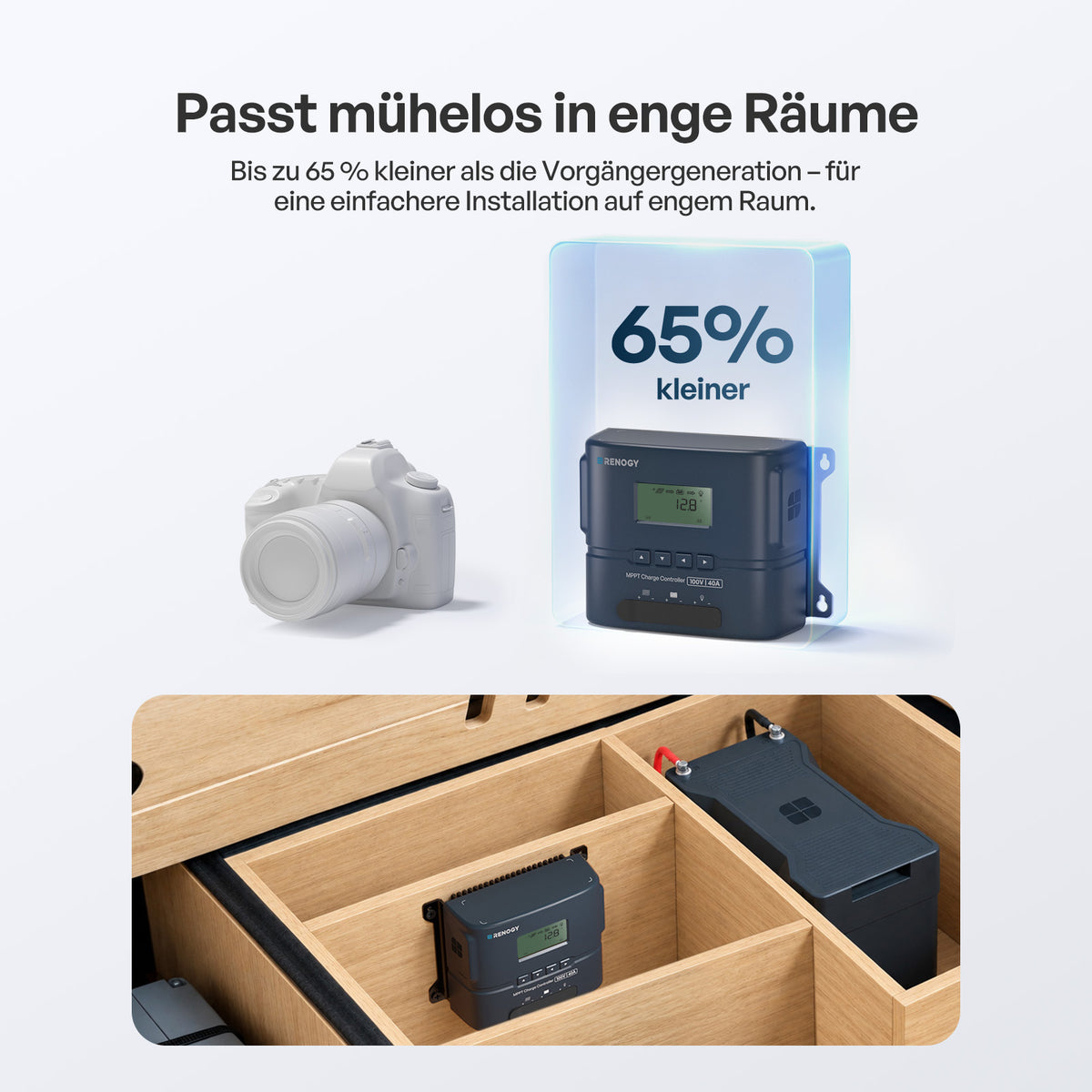 Rover 2 12V/24V 20A MPPT Laderegler mit Bluetooth