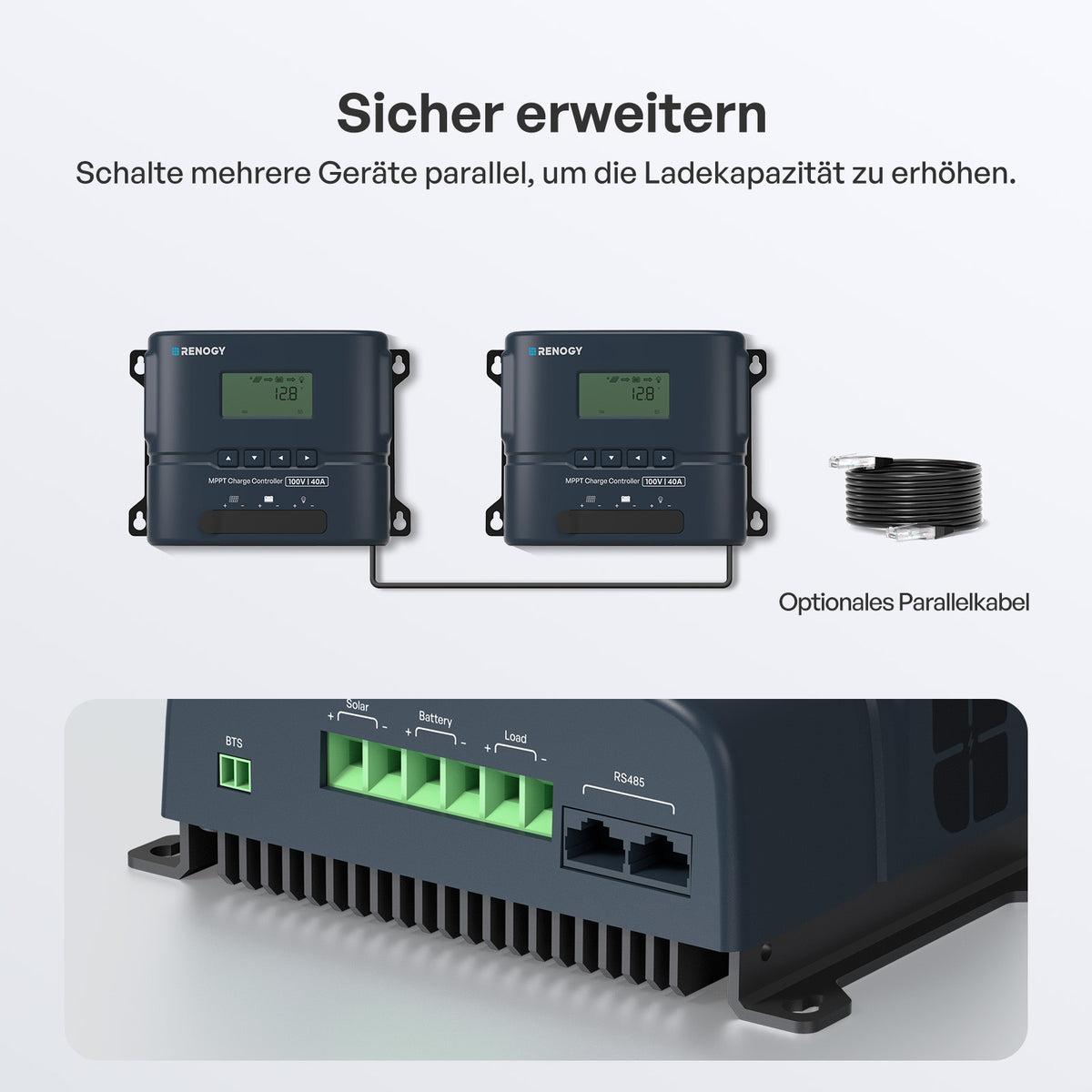 Rover 2 12V/24V 20A MPPT Laderegler mit Bluetooth