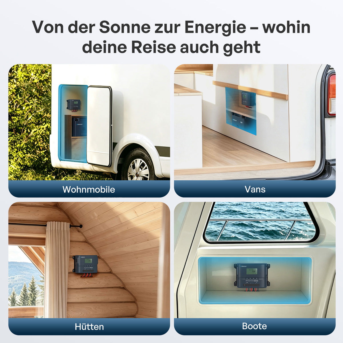 Rover 2 12V/24V 20A MPPT Laderegler mit Bluetooth
