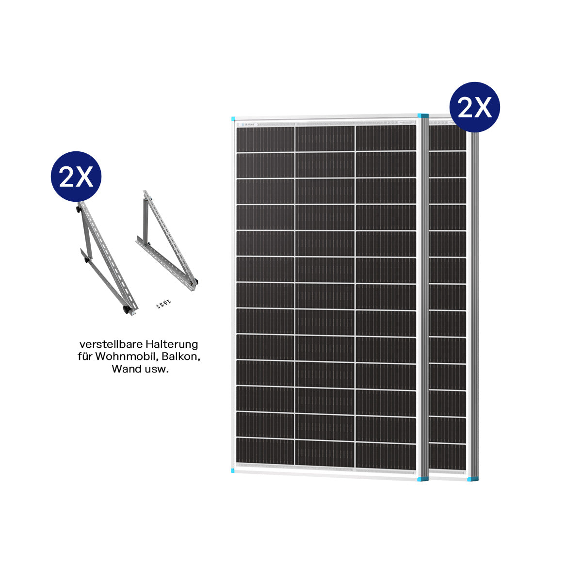100W Bifaziales Solarmodul N-Typ