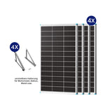 100W Bifaziales Solarmodul N-Typ