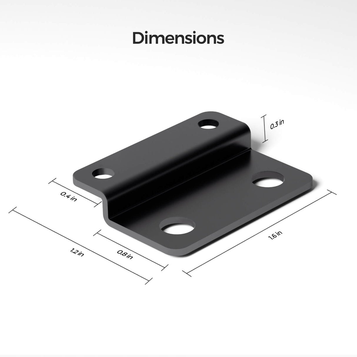 Montagehalterungen für Pro 12V 200Ah/100Ah LiFePO4 Batterie