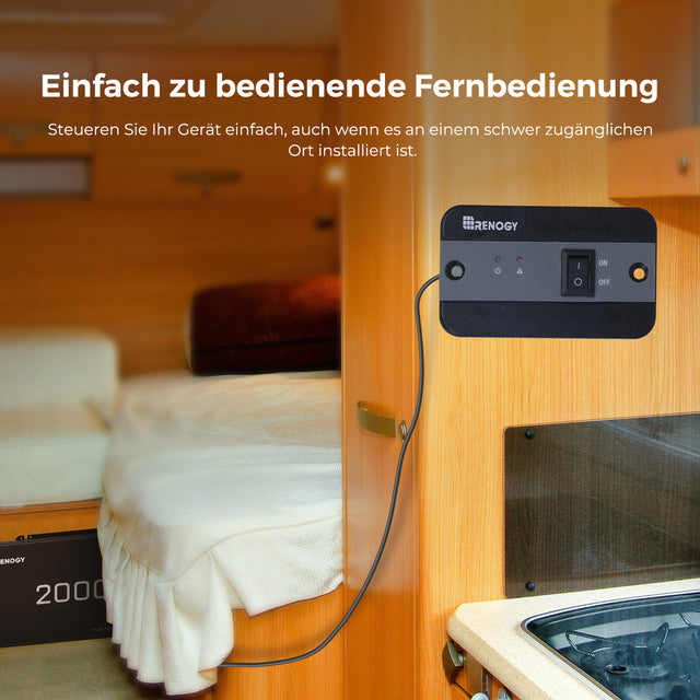 wechselrichter im wohnmobil Fernbedienung