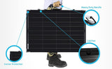 100 W 12 V Monokristallin Solarkoffer