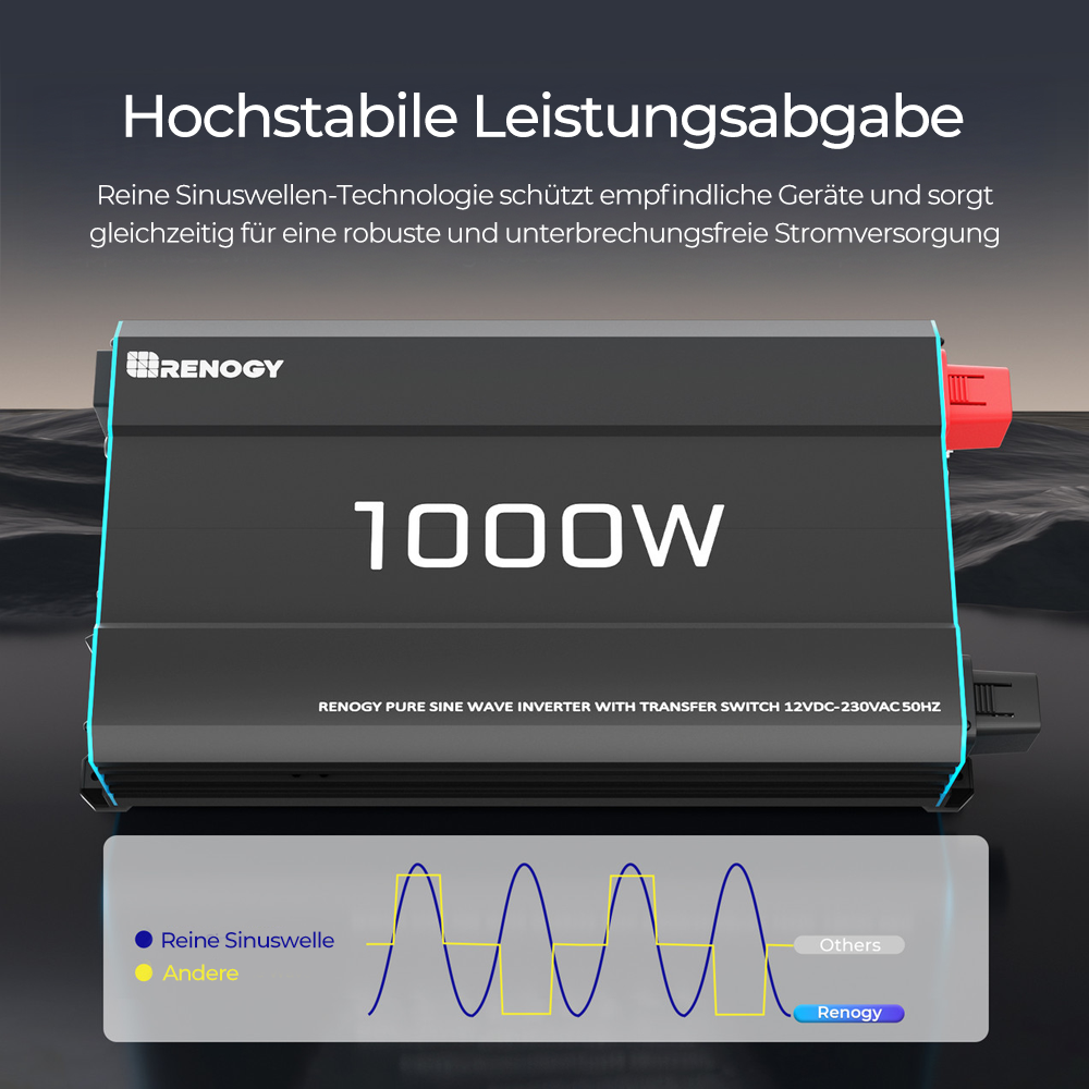 2000W/3000W/1000W Wechselrichter reine Sinuswelle