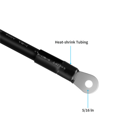 30.5CM 50MM² Batteriekabel für 5/16IN Lugs