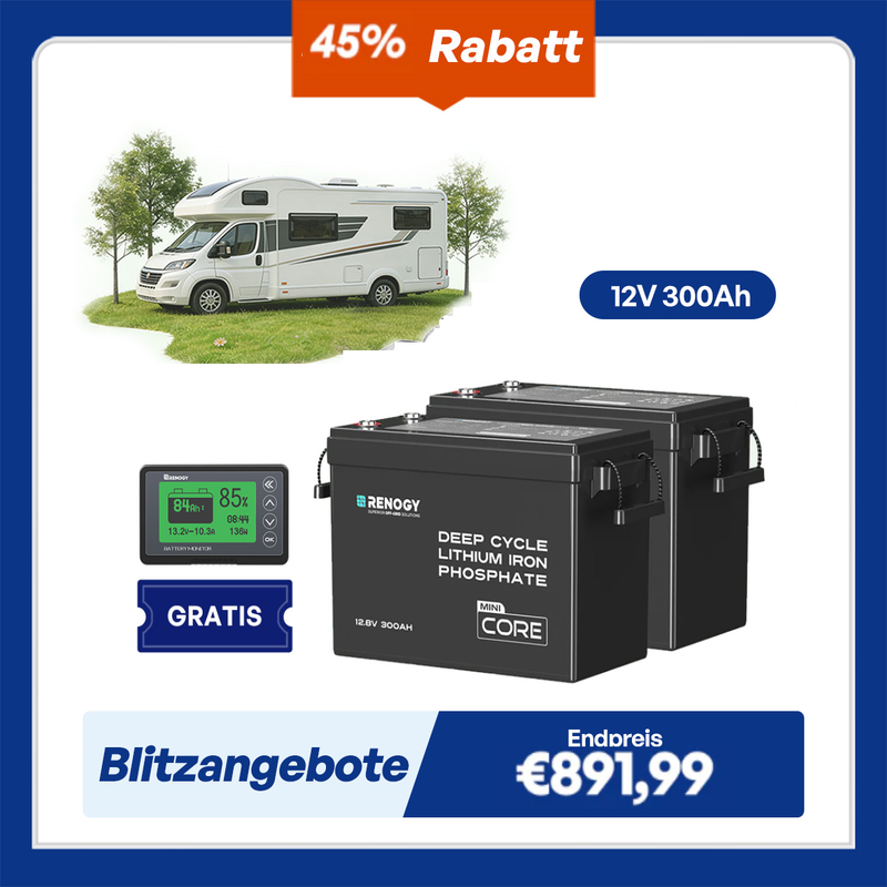 Core Mini - 12V 300Ah LiFePo4 Lithium Batterie