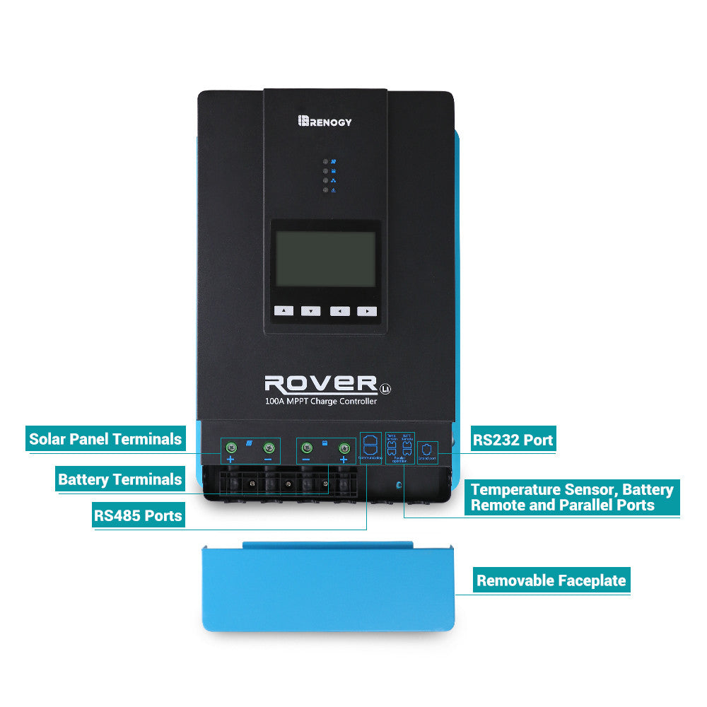 MPPT Laderegler 12V/24V 100A Rover
