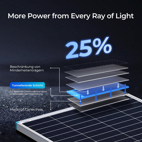 16BB N-Typ 175 Watt 12V Solarmodul
