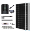 400W 12V/24V Premium Solaranlage mit 40A MPPT Laderegler für Wohnmobile/Haus/Garten