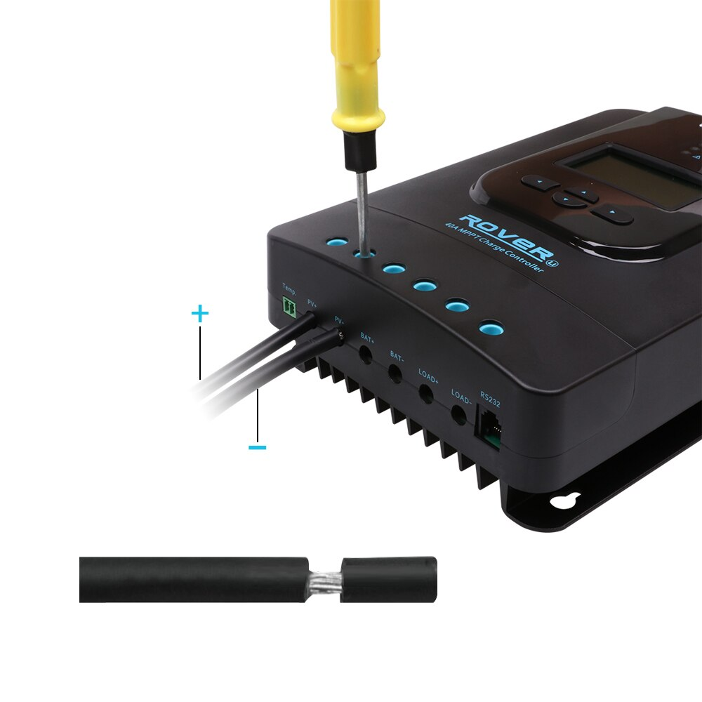 Batteriekabel für den Anschluss von Laderegler zu Batterie