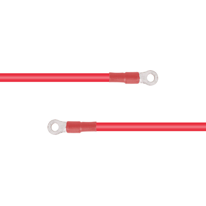 2ft ANL Fuse Cable with Double Ring Terminals for 3/8 in Lugs